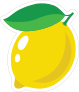 Whole Lemon Sticker