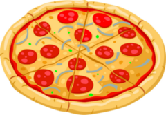 Whole Pepperoni Pizza Sticker