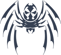 Wicked Detailed Spider Sticker
