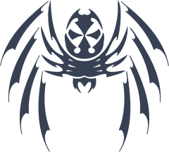 Wicked Detailed Spider Sticker