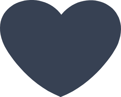 Wide Heart Shape Sticker