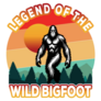 Wild Bigfoot Legend Sticker