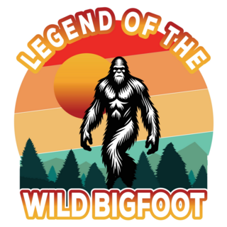 Wild Bigfoot Legend Sticker