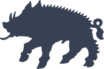 Wild Boar Pig Sticker