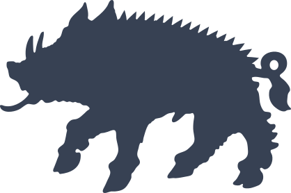 Wild Boar Pig Sticker