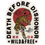Wild & Free Tiger Sticker