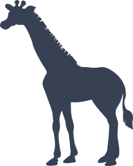 Wild Giraffe Sticker