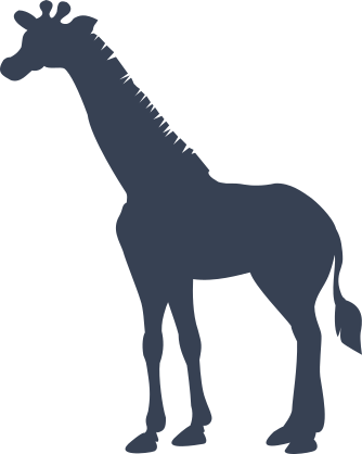 Wild Giraffe Sticker