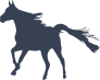 Wild Horse Running Sticker