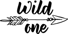 Wild One Arrow Sticker
