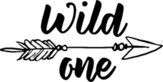 Wild One Arrow Sticker