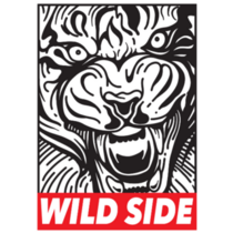 Wild Side Tiger Poster Sticker