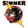 Wild Sinner Lightning Bolt Sticker