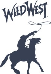 Wild West Cowboy Riding A Horse Sticker