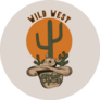 Wild West Texas Rodeo Sticker