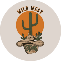 Wild West Texas Rodeo Sticker