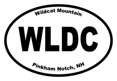 Wildcat Mountain Oval Sticker