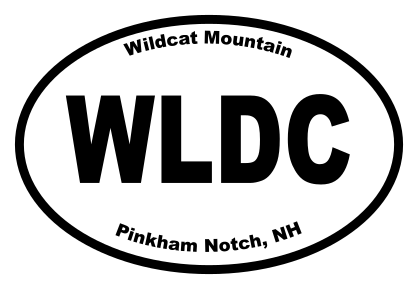 Wildcat Mountain Oval Sticker