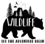 WildLife Let The Adventure Begin Pine Tree Sticker