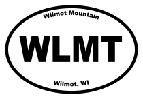 Wilmot Mountain Oval Sticker