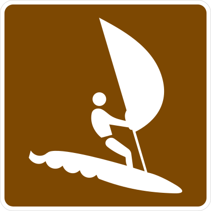 Wind Boarding Sticker