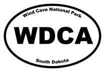 Wind Cave National Park Oval Sticker