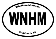 Windham Mountain Oval Sticker
