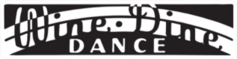Wine Dine Dance Retro Sticker