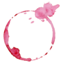 Wine Glass Mark Sticker