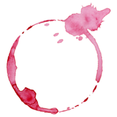 Wine Glass Mark Sticker