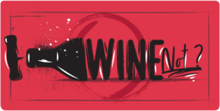 Wine Not Funny Sticker