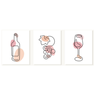 Wine Posters Illustration Sticker