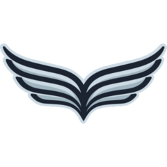 Wing Logo Sticker
