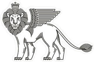 Winged Lion Sticker