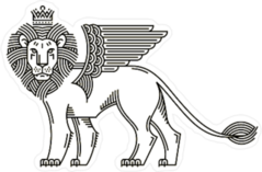 Winged Lion Sticker