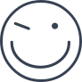 Winking Face Sticker