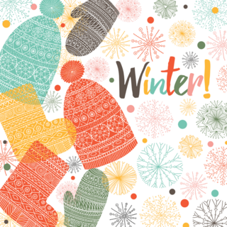 Winter Clothes Sticker