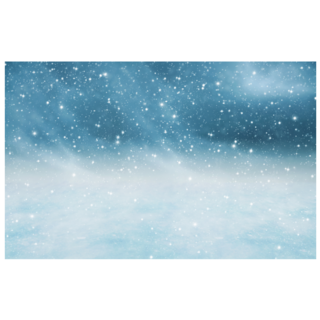Winter Landscape With Falling Snow Sticker 