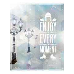 Winter Poster Enjoy Every Moment Sticker 