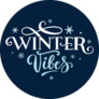 Winter Vibes Lettering Sticker
