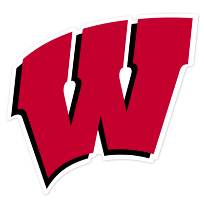 Wisconsin Badgers NCAA Logo Sticker