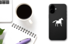 Wise Horse Sticker on a Phone (New) example
