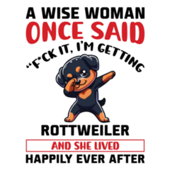 Wise Woman Rottweiler Sticker