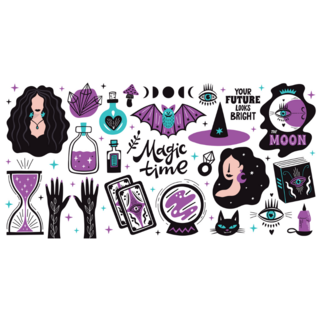 Witch Magic Sticker Sheet 
