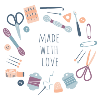 With Love Hobby Tools Sticker