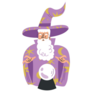 Wizard Crystal Ball Sticker