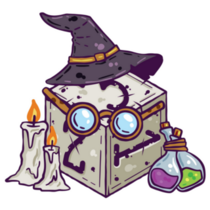 Wizard Dice Sticker