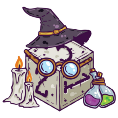 Wizard Dice Sticker