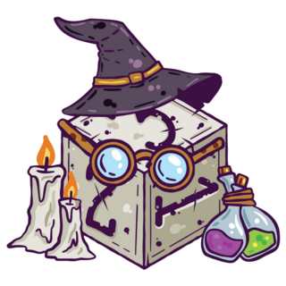 Wizard Dice Sticker