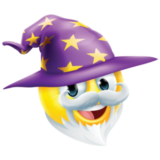Wizard Emoticon Sticker
